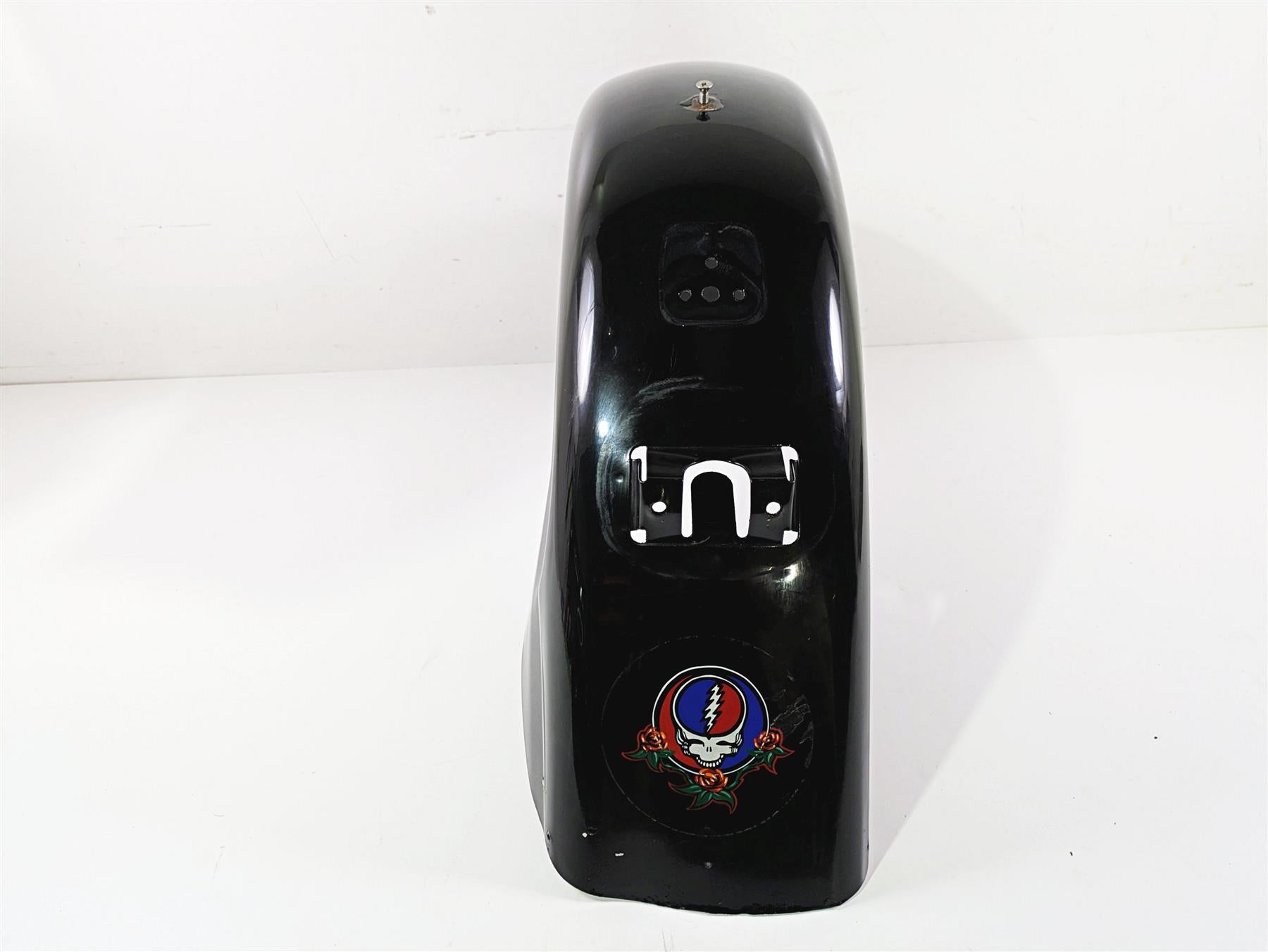2002 Indian Spirit Deluxe Rear Fender Black Silver - Bent 89-301 {{ shop.shopifyCountryName }} - Mototech271