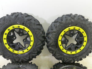 2017 Can Am Maverick X3 XDS Turbo R Oem Wheel Maxxis Tire Set -Read 705401965