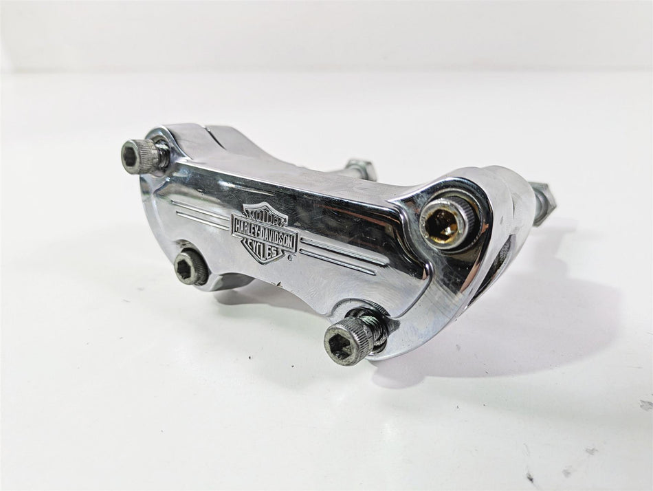 2016 Harley FXDF Dyna Fat Bob Handlebar Riser Holder Clamps Chrome 56568-86 {{ shop.shopifyCountryName }} - Mototech271