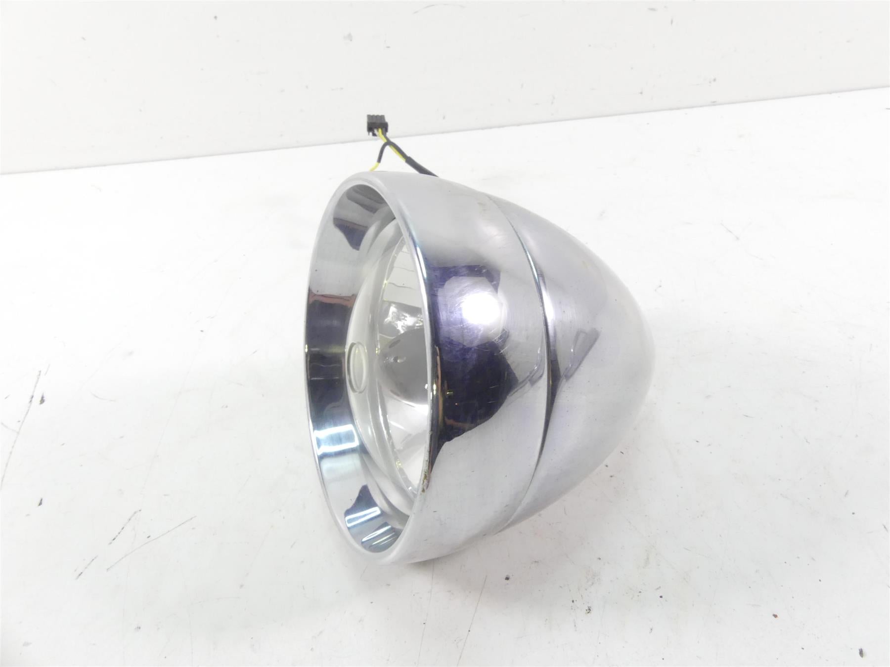 2002 Harley Softail FXSTDI Deuce Headlight Head Light Lamp & Bracket 68258-00B {{ shop.shopifyCountryName }} - Mototech271