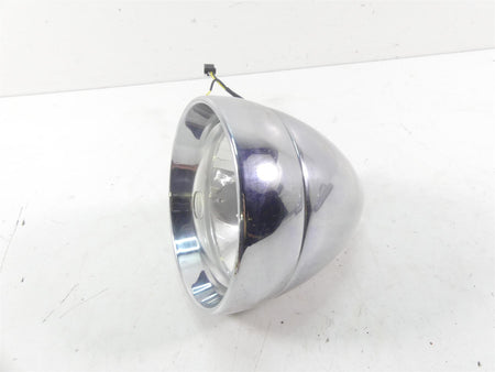 2002 Harley Softail FXSTDI Deuce Headlight Head Light Lamp & Bracket 68258-00B {{ shop.shopifyCountryName }} - Mototech271