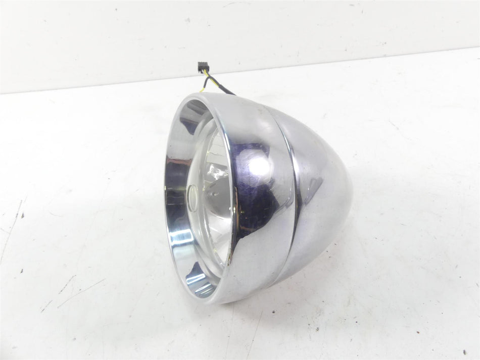 2002 Harley Softail FXSTDI Deuce Headlight Head Light Lamp & Bracket 68258-00B {{ shop.shopifyCountryName }} - Mototech271