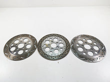 Load image into Gallery viewer, 00-07 Harley Davidson Touring Electra Glide Aftermarket Chrome Front Rear Brake Rotor Disc Set
