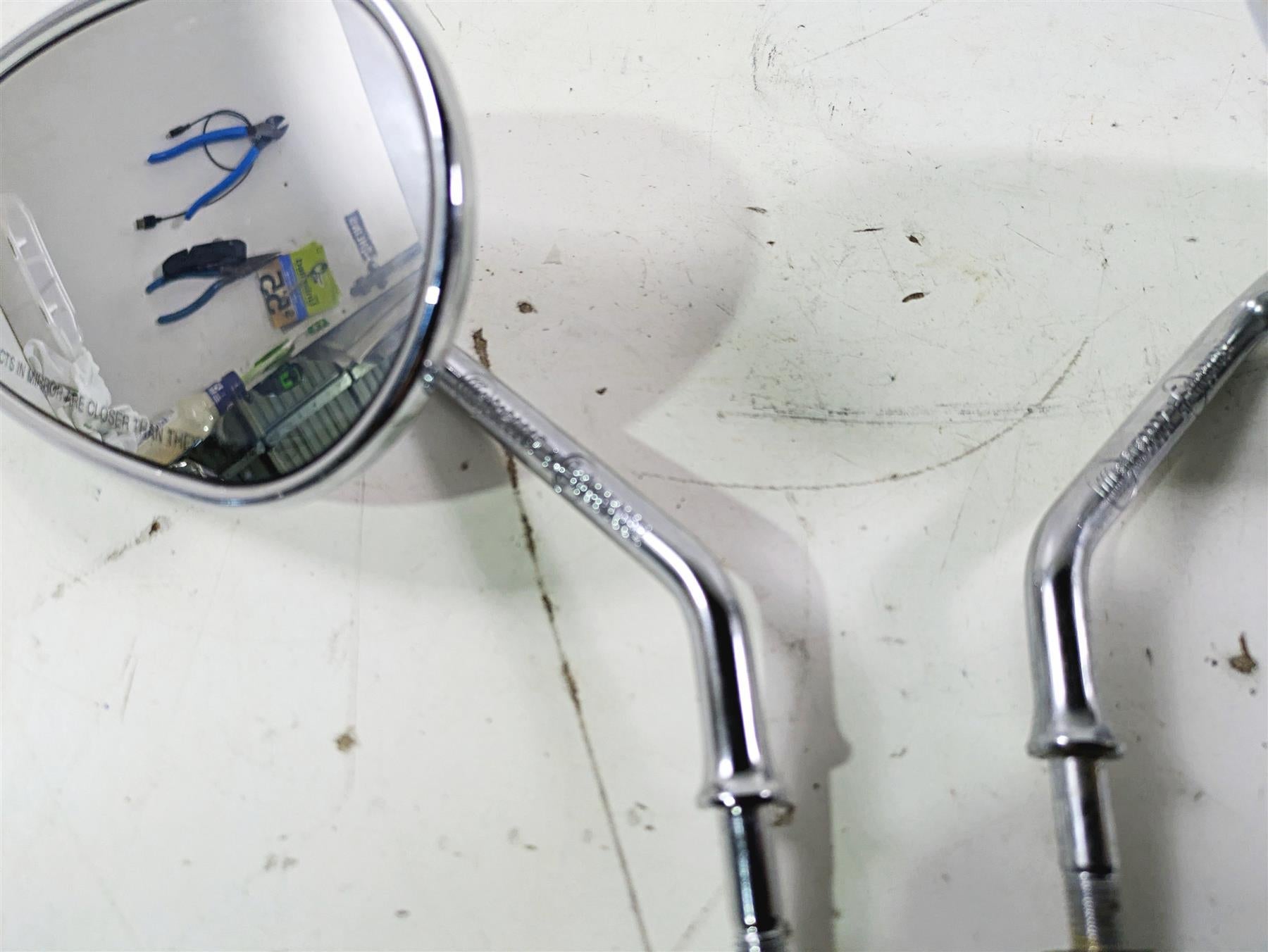 2016 Harley Touring FLTRX Road Glide Rear View Chrome Mirror Set 91910-03B {{ shop.shopifyCountryName }} - Mototech271