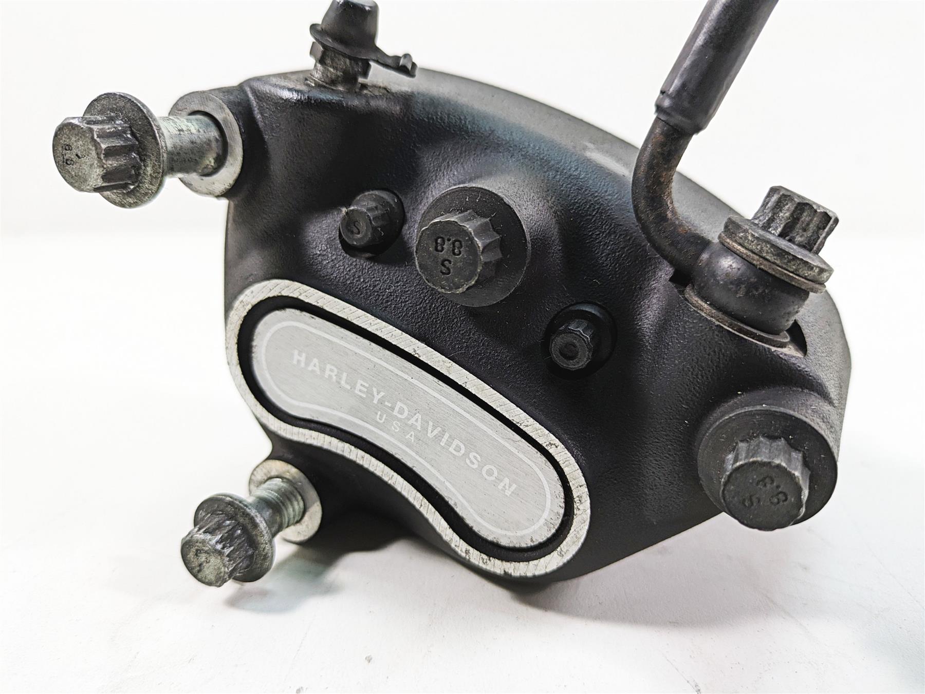 2005 Harley Dyna FXDL Low Rider Front Brake Caliper + Line 44046-00D {{ shop.shopifyCountryName }} - Mototech271
