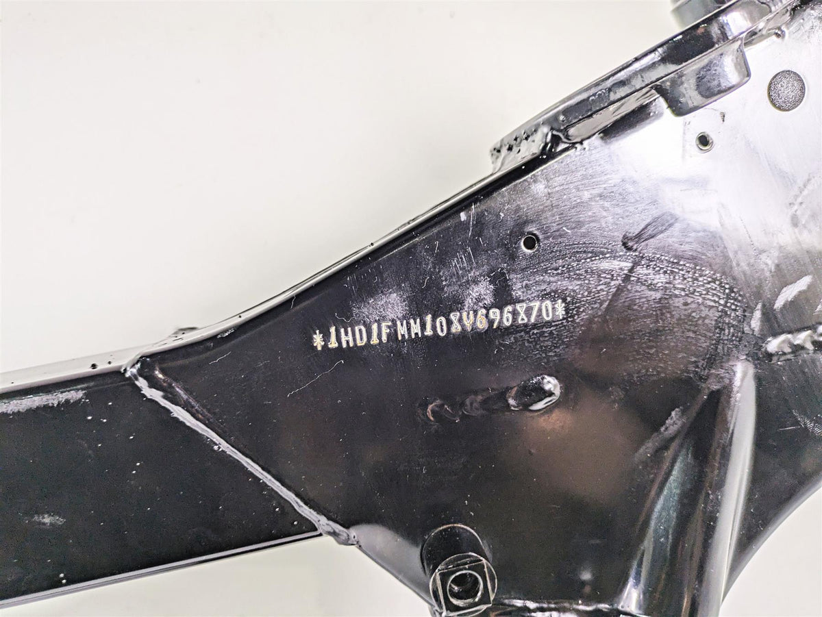2008 Harley Touring FLHTP Electra Glide Straight Main Frame Chassis With Clean Texas Title 47900-08BHP {{ shop.shopifyCountryName }} - Mototech271