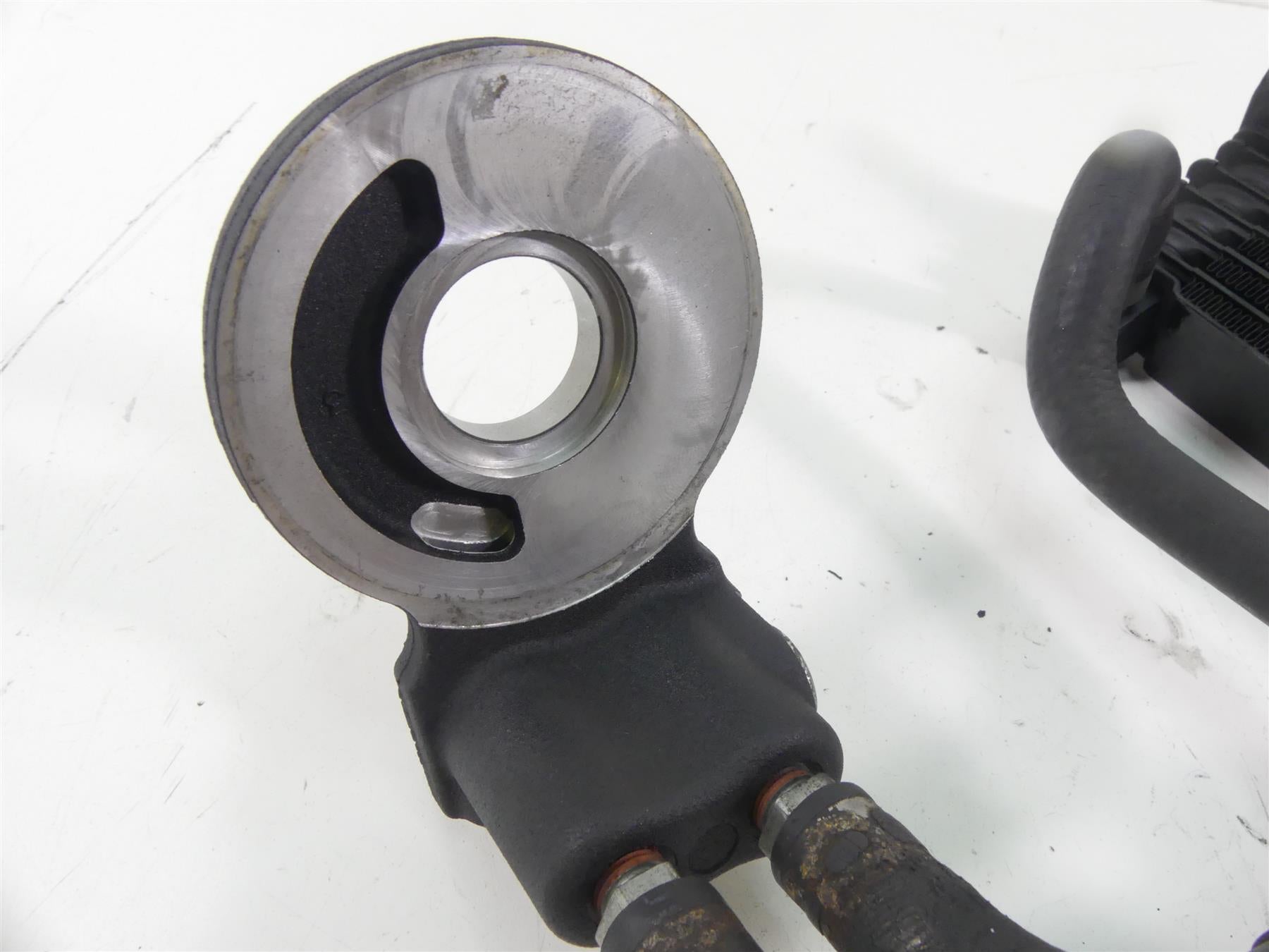 2016 Harley Touring FLTRX Road Glide Oil Cooler Flange Cover Set 63083-11 {{ shop.shopifyCountryName }} - Mototech271