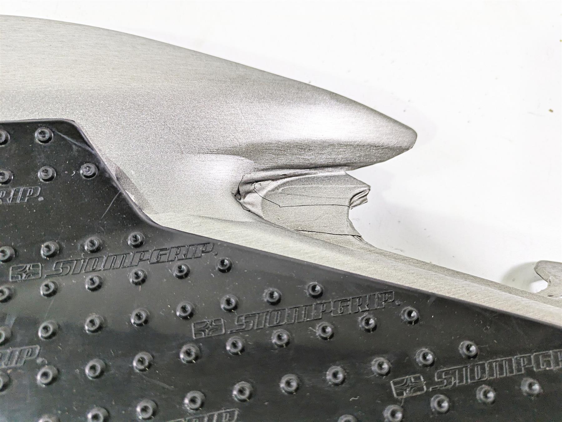 2013 Ducati Hyperstrada 821 Left Tank Cover Fairing Wrapped -Read 480P5681 {{ shop.shopifyCountryName }} - Mototech271