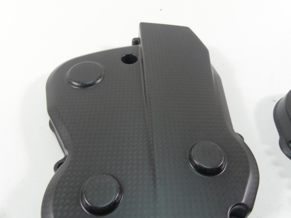 2014 Ducati Hypermotard 821 SP Carbon Fiber Timing Cover Set 24511411A 24511101B {{ shop.shopifyCountryName }} - Mototech271