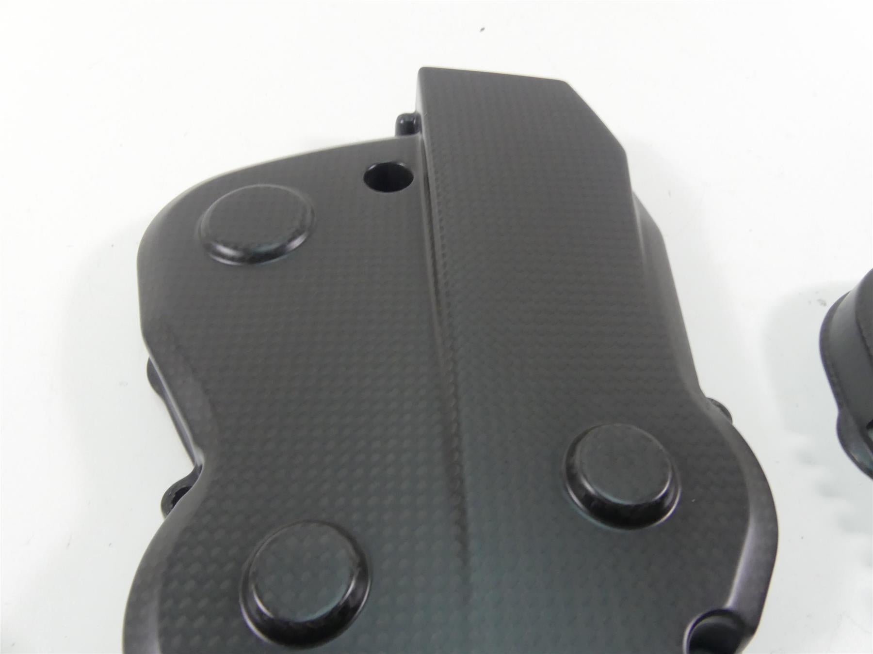 2014 Ducati Hypermotard 821 SP Carbon Fiber Timing Cover Set 24511411A 24511101B {{ shop.shopifyCountryName }} - Mototech271