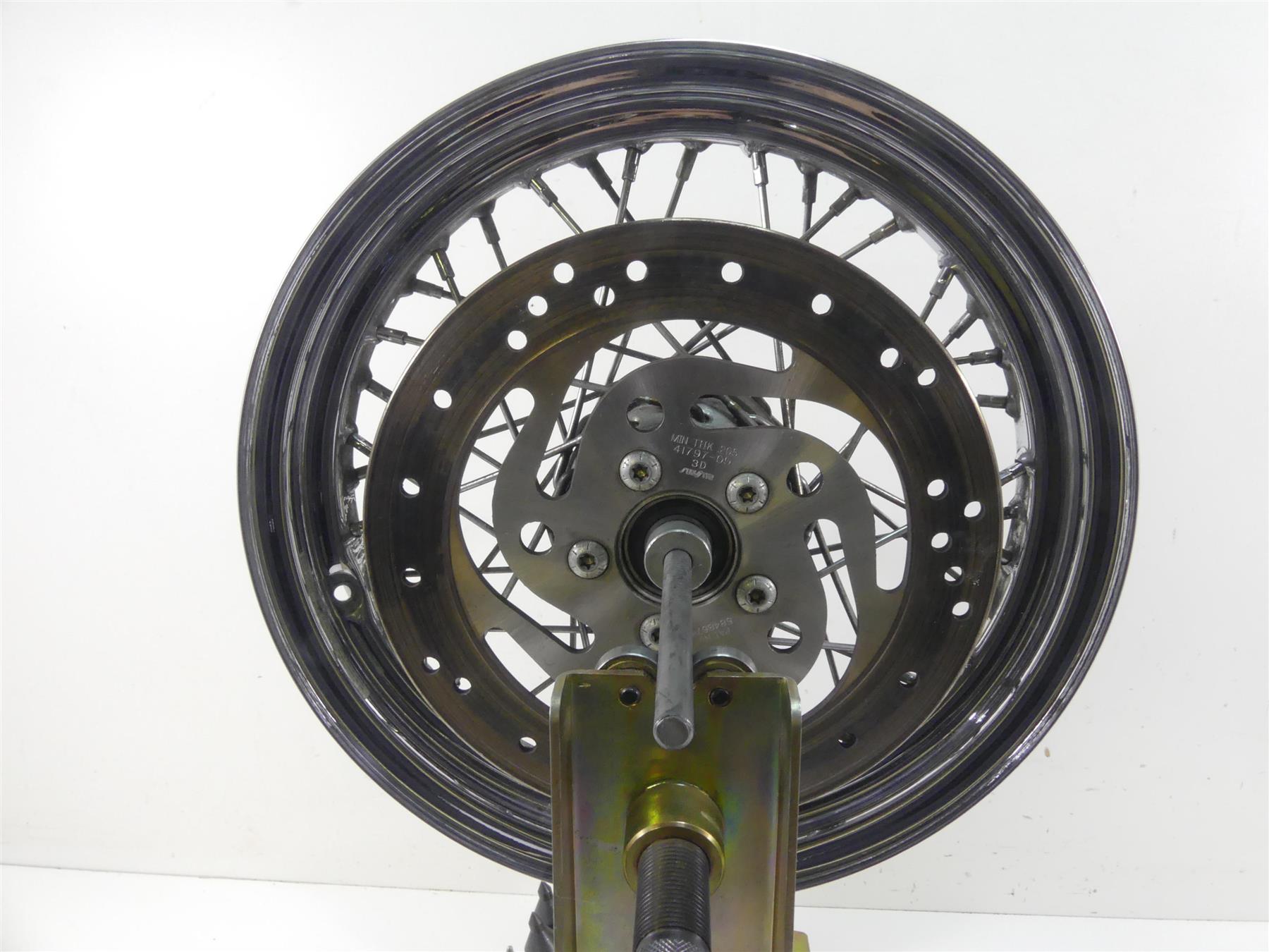 2005 Harley Touring FLHRSI Road King Rear 16x3 Spoke Wheel Rim - Read 44606-05 {{ shop.shopifyCountryName }} - Mototech271