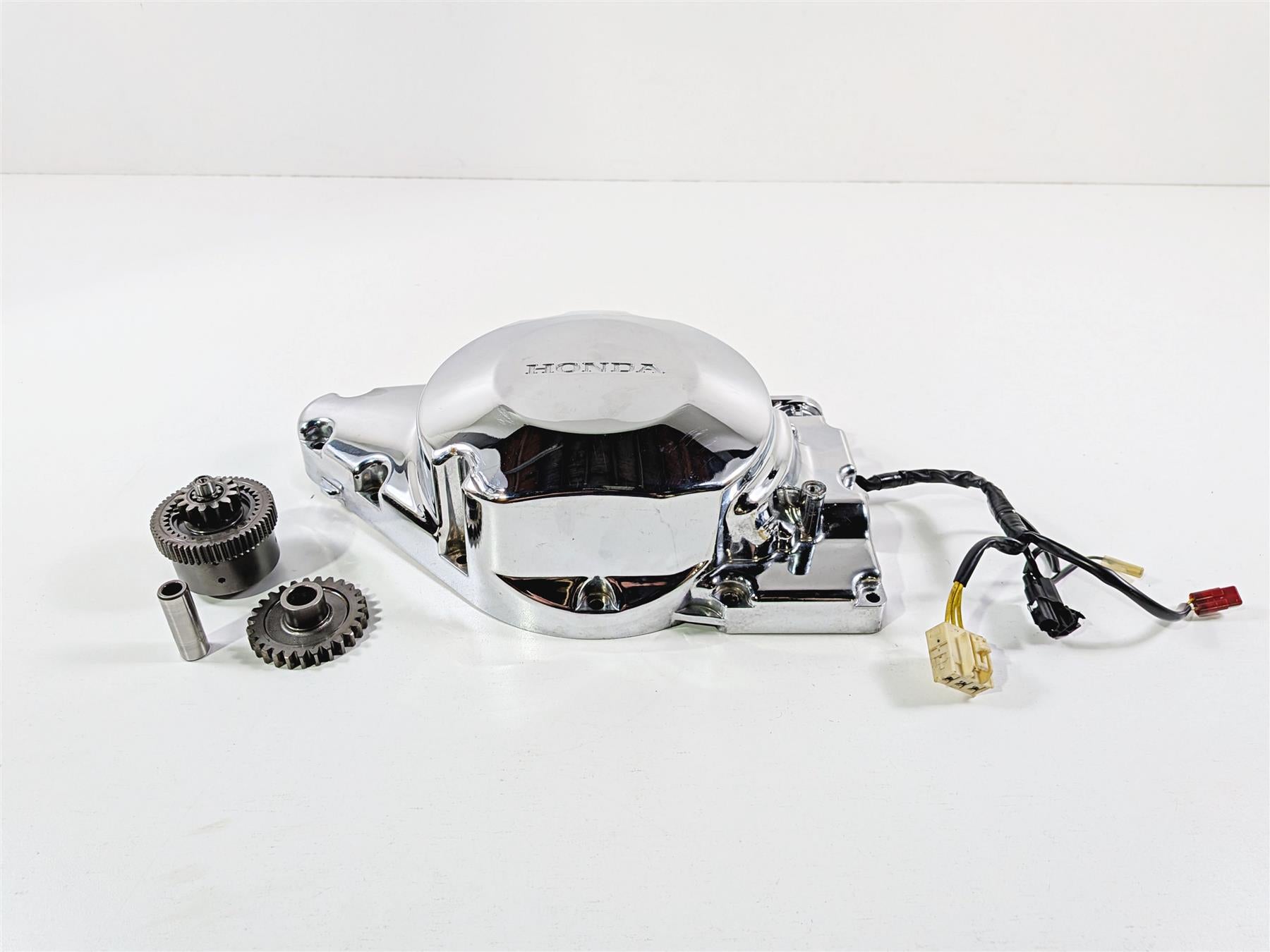 2010 Honda VT1300 CR Stateline Stator Alternator & Chrome Cover 31120-MFR-671 {{ shop.shopifyCountryName }} - Mototech271