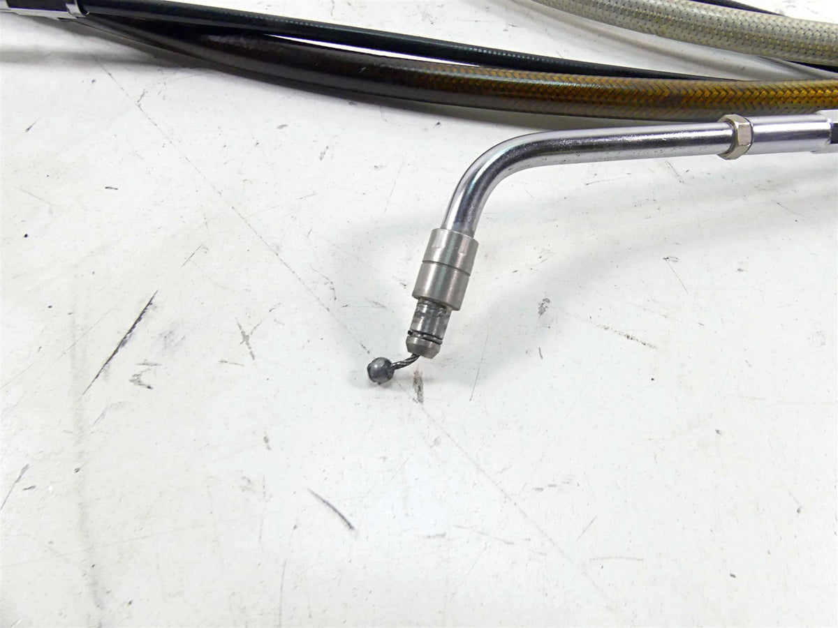 2002 Harley Touring FLHTC Electra Glide 16" Ape Hanger Clutch & Throttle Cable {{ shop.shopifyCountryName }} - Mototech271