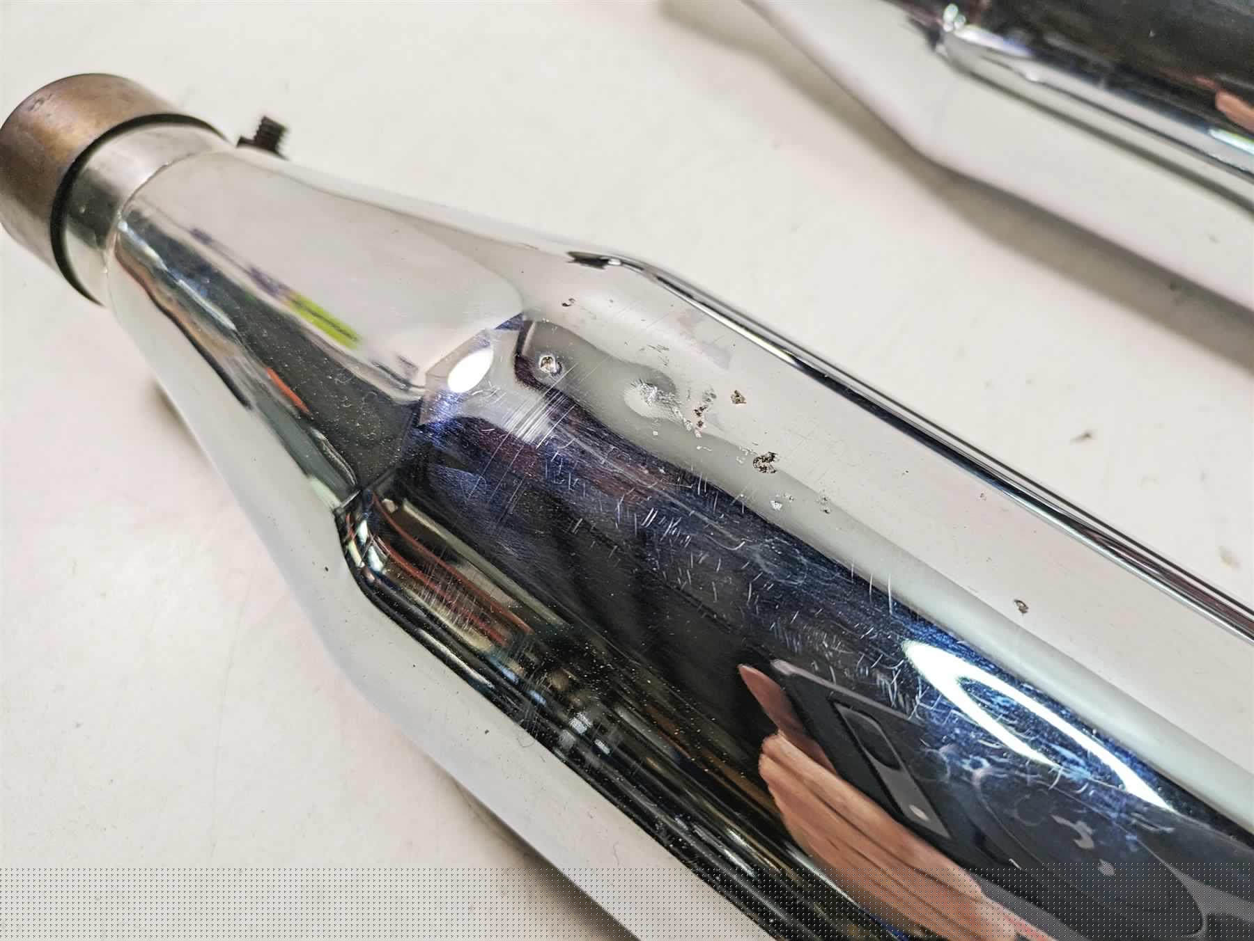 2010 Harley Touring FLHTCU Electra Glide Power House 4" Slip-On Mufflers 97122 {{ shop.shopifyCountryName }} - Mototech271