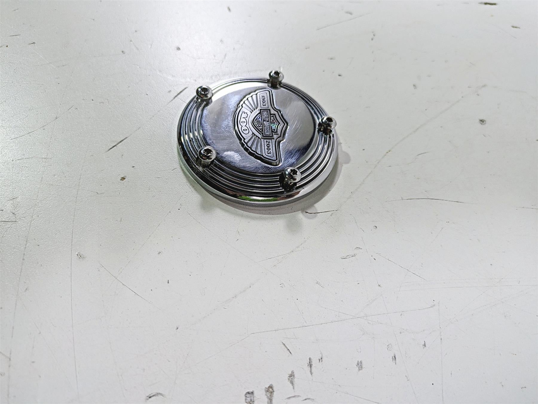 2003 Harley Dyna FXDL Low Rider 100TH Anniversary Cam Chest Engine Cover 32536-03 {{ shop.shopifyCountryName }} - Mototech271