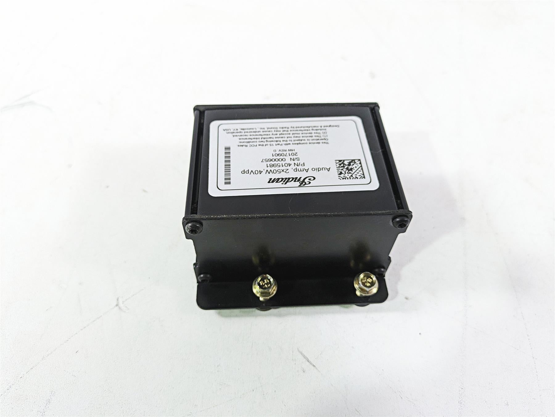 2018 Indian Chieftain Dark Horse Saddlebag Amp Amplifier Audio Module 4015981 {{ shop.shopifyCountryName }} - Mototech271