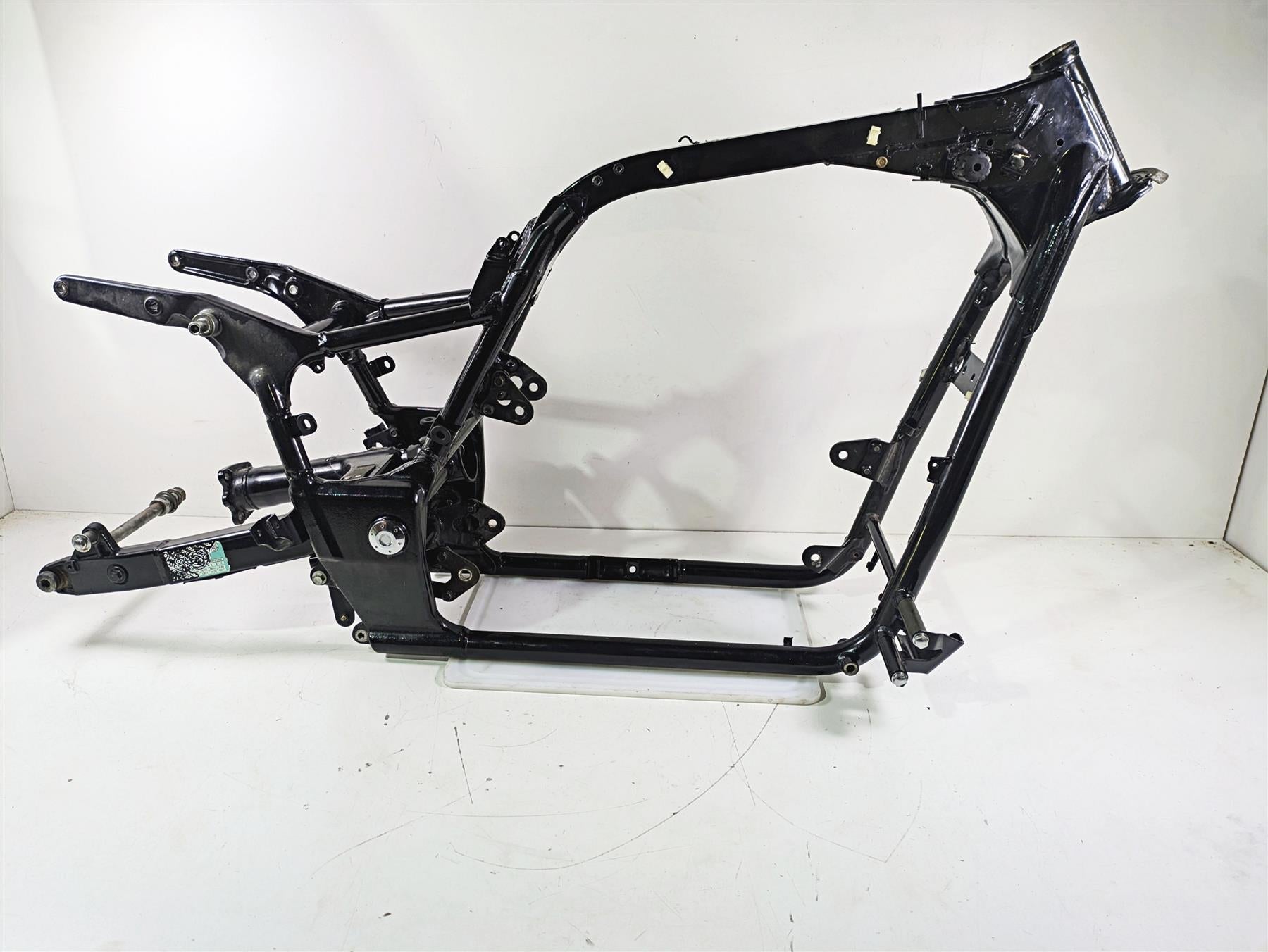 2002 Honda V-Twin VTX1800 C Straight Main Frame & Swingarm With Clean Texas Title 50100-MCH-770 {{ shop.shopifyCountryName }} - Mototech271