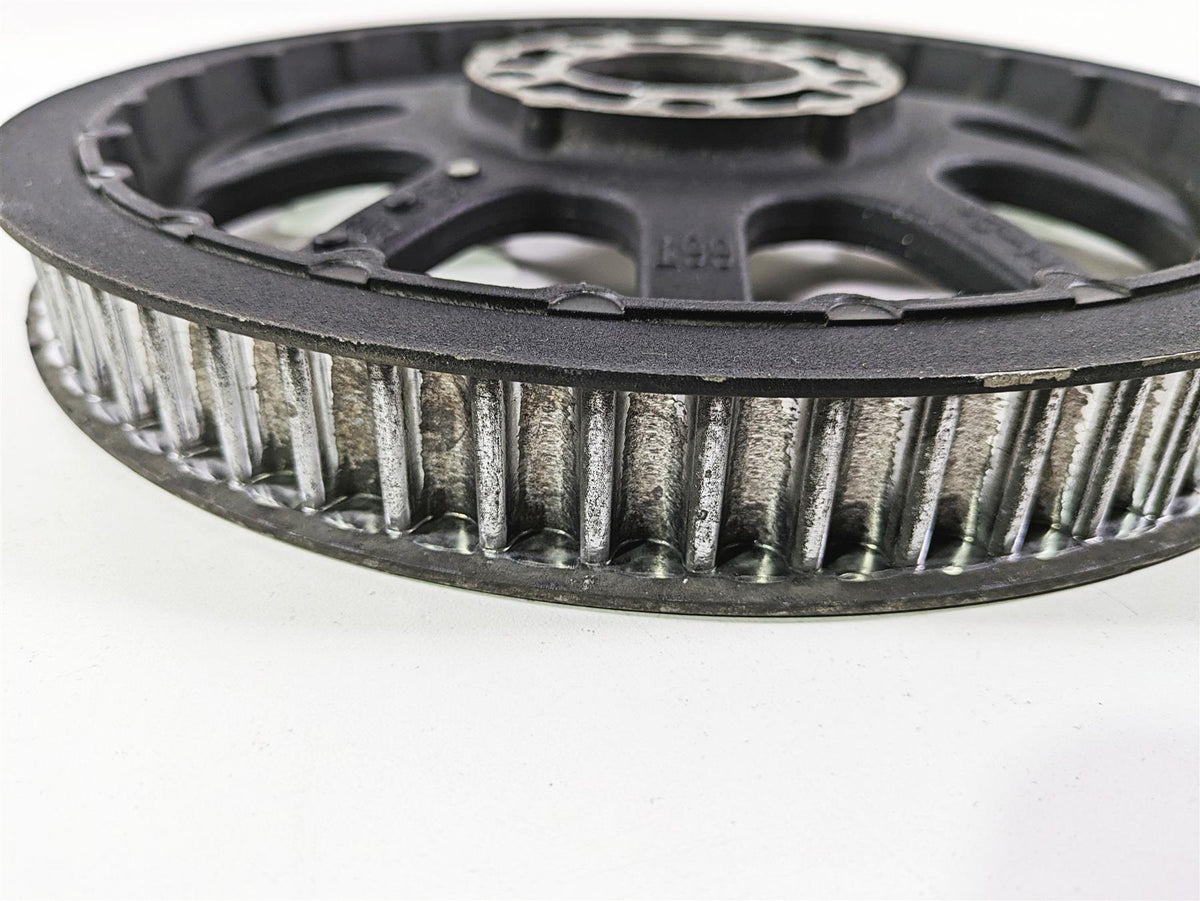 2008 Harley FLSTC Softail Heritage Rear Drive Belt Sprocket Pulley 66T 37778-07 {{ shop.shopifyCountryName }} - Mototech271