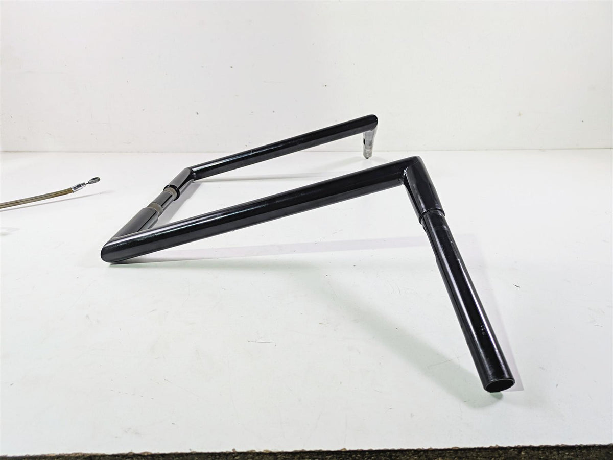 1998 Harley Touring FLHRCI Road King 16" Apehanger Handlebar & Lines Cables Set {{ shop.shopifyCountryName }} - Mototech271