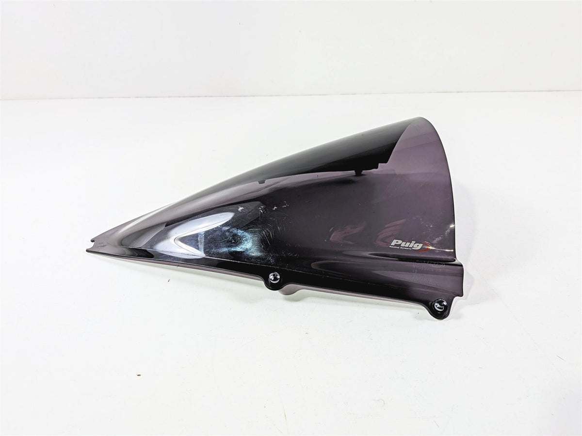 2014 Aprilia RSV4 RR Factory Puig Smoke Smoked Windshield Wind Shield Screen {{ shop.shopifyCountryName }} - Mototech271
