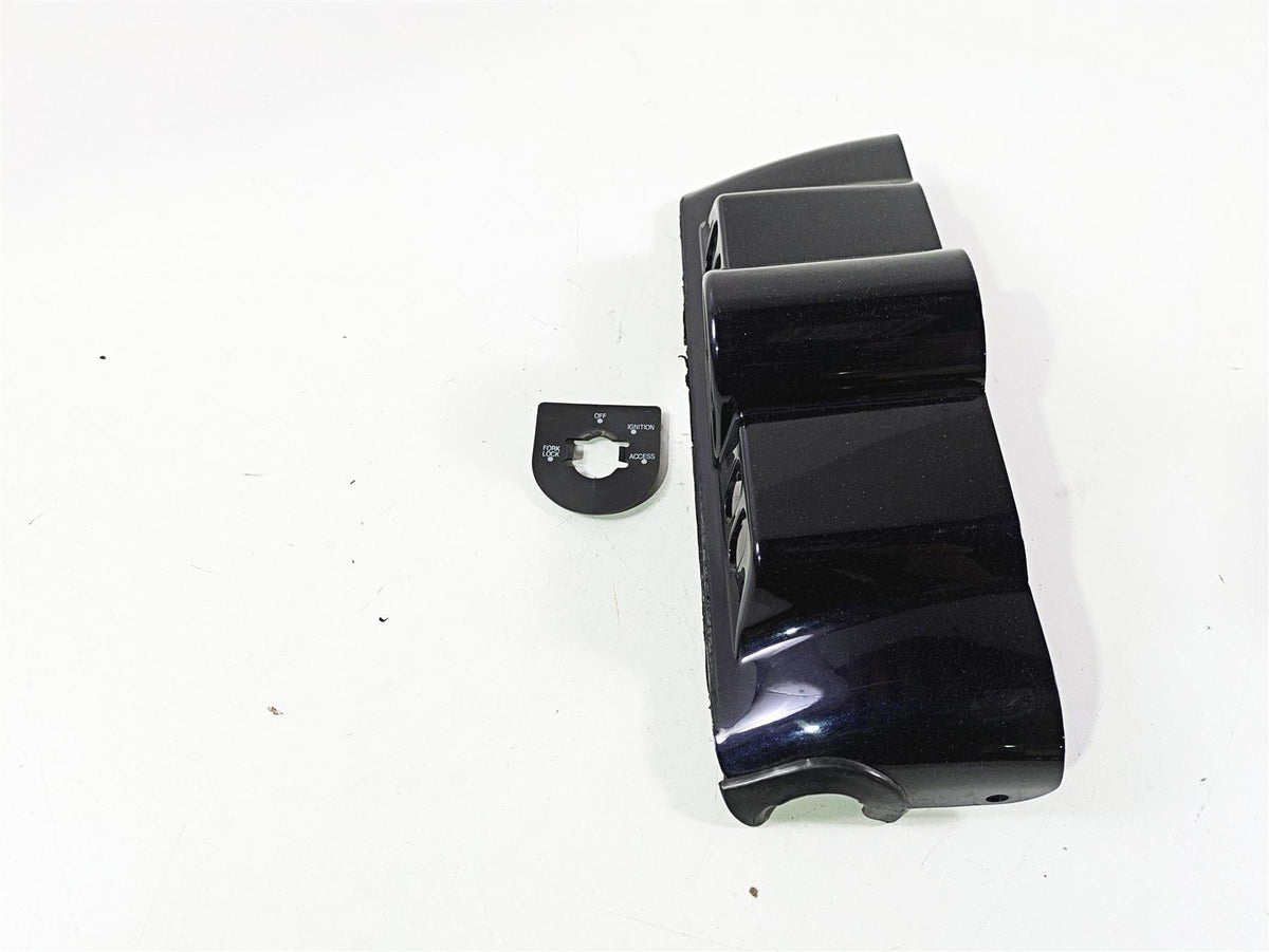 2011 Harley Touring FLHTCUSE CVO E-Glide Ignition Switch Cover Blue 57000072 {{ shop.shopifyCountryName }} - Mototech271