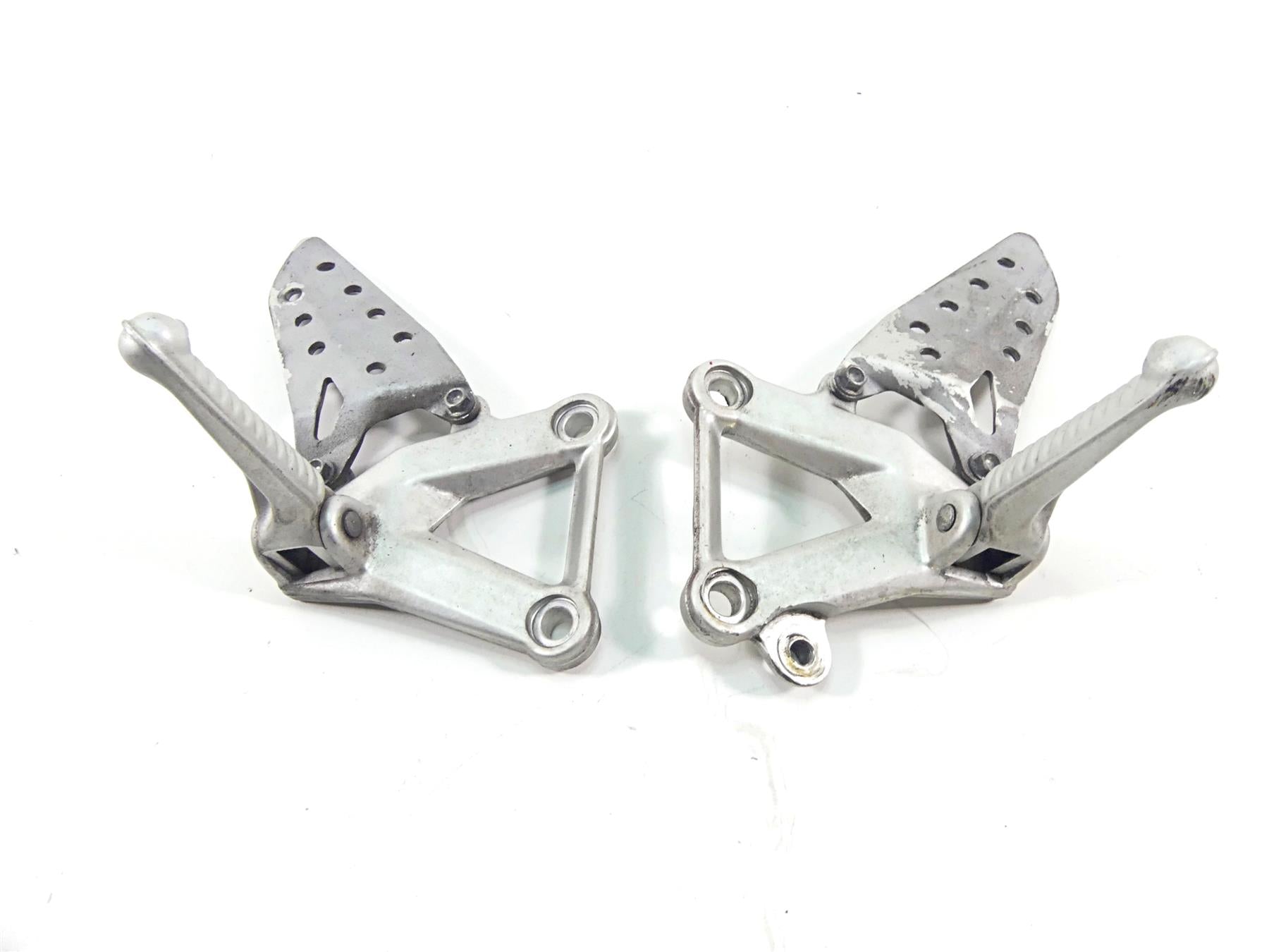 2008 Ducati 848 SBK Left Right Front Footpeg Foot Peg Set 82411231A 82411221A {{ shop.shopifyCountryName }} - Mototech271