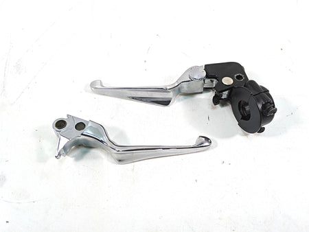 2012 Harley FLD Dyna Switchback Chrome Clutch & Brake Lever + Perch Set 38608-96 {{ shop.shopifyCountryName }} - Mototech271