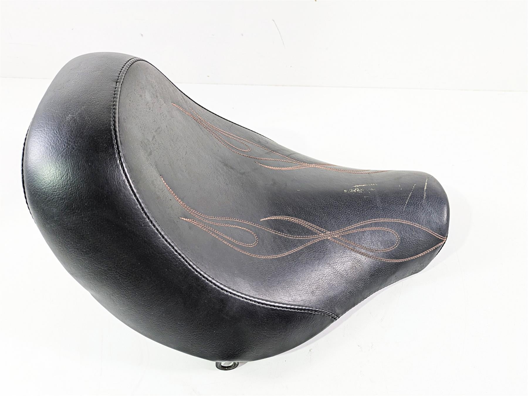 2008 Harley FXCWC Softail Rocker Danny Gray Weekday Solo Seat Flame Stitch {{ shop.shopifyCountryName }} - Mototech271