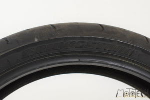 USED Front Tire BRIDGESTONE Hyperstport Battlax BT016 F 120/70-17 DOT5016 003027 | Mototech271