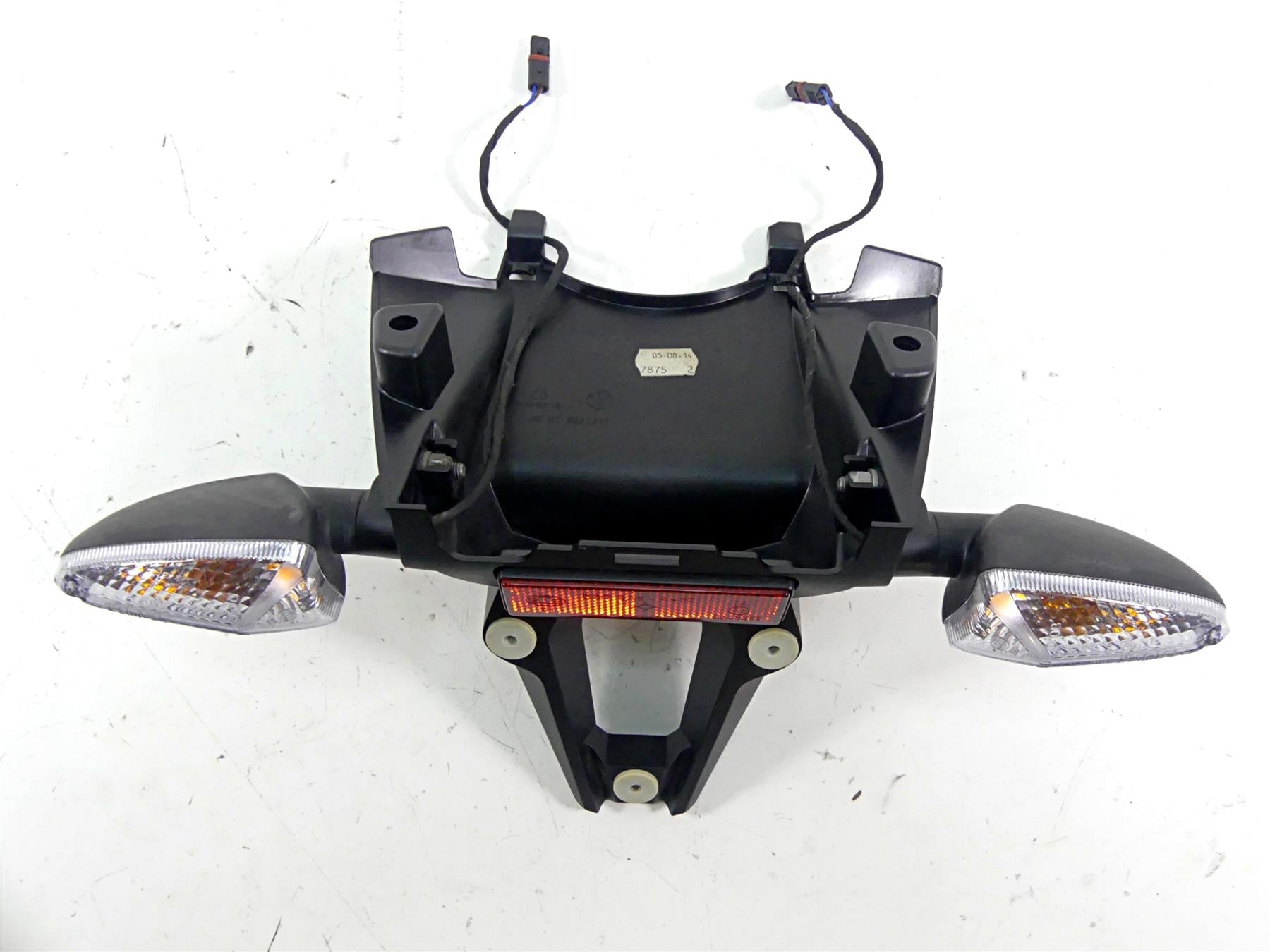 2015 BMW R1200GS GSW K50 License Plate Holder Rear Turn Signal Set 46628532317 {{ shop.shopifyCountryName }} - Mototech271