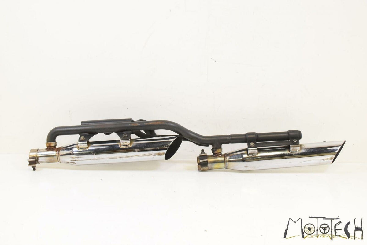 2008 Harley Sportster XL1200 LOW CYCLE SHACK Exhaust Muffler Pipe SET MXL-330 {{ shop.shopifyCountryName }} - Mototech271