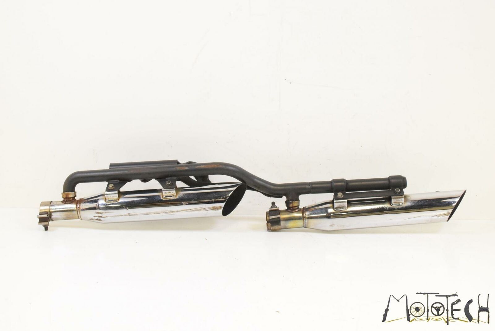 2008 Harley Sportster XL1200 LOW CYCLE SHACK Exhaust Muffler Pipe SET MXL-330 {{ shop.shopifyCountryName }} - Mototech271