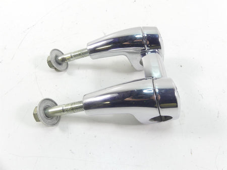 2015 Harley FLD Dyna Switchback Handlebar Chrome Riser Holder Set 55900005 {{ shop.shopifyCountryName }} - Mototech271
