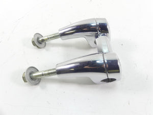2015 Harley FLD Dyna Switchback Handlebar Chrome Riser Holder Set 55900005 | Mototech271