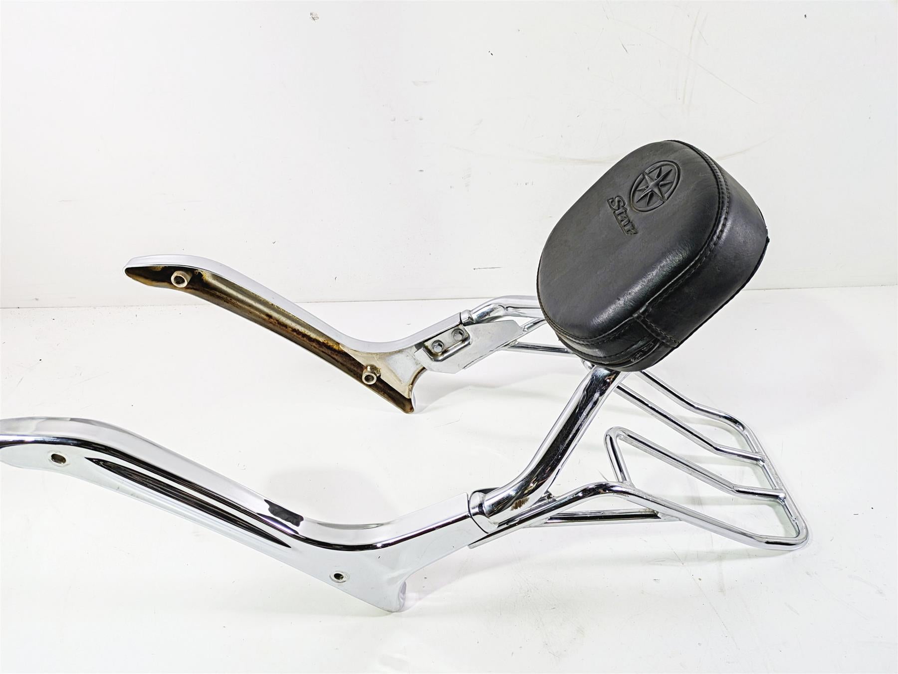 2007 Yamaha XVS1300 V-Star Rear Sissybar Luggage Rack Set 5S6-2164F-00-00 | Mototech271