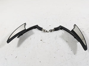 2015 Harley Touring FLHXS Street Glide Black Blade Rear View Mirror Set