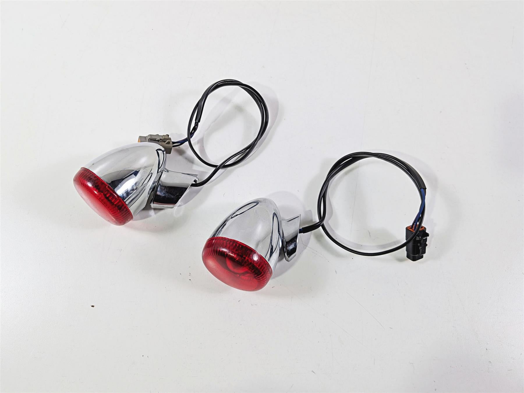 2014 Harley FXSB Softail Breakout Rear Blinker Turn Signal Set 67800223-Mototech271