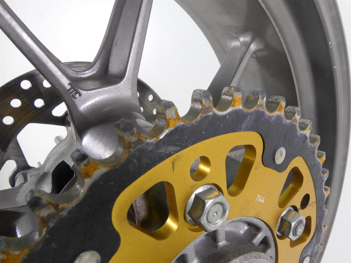 2004 Ducati 999 SBK Straight 17x5.5 Marchesini Rear Wheel Rim 50221001AA {{ shop.shopifyCountryName }} - Mototech271