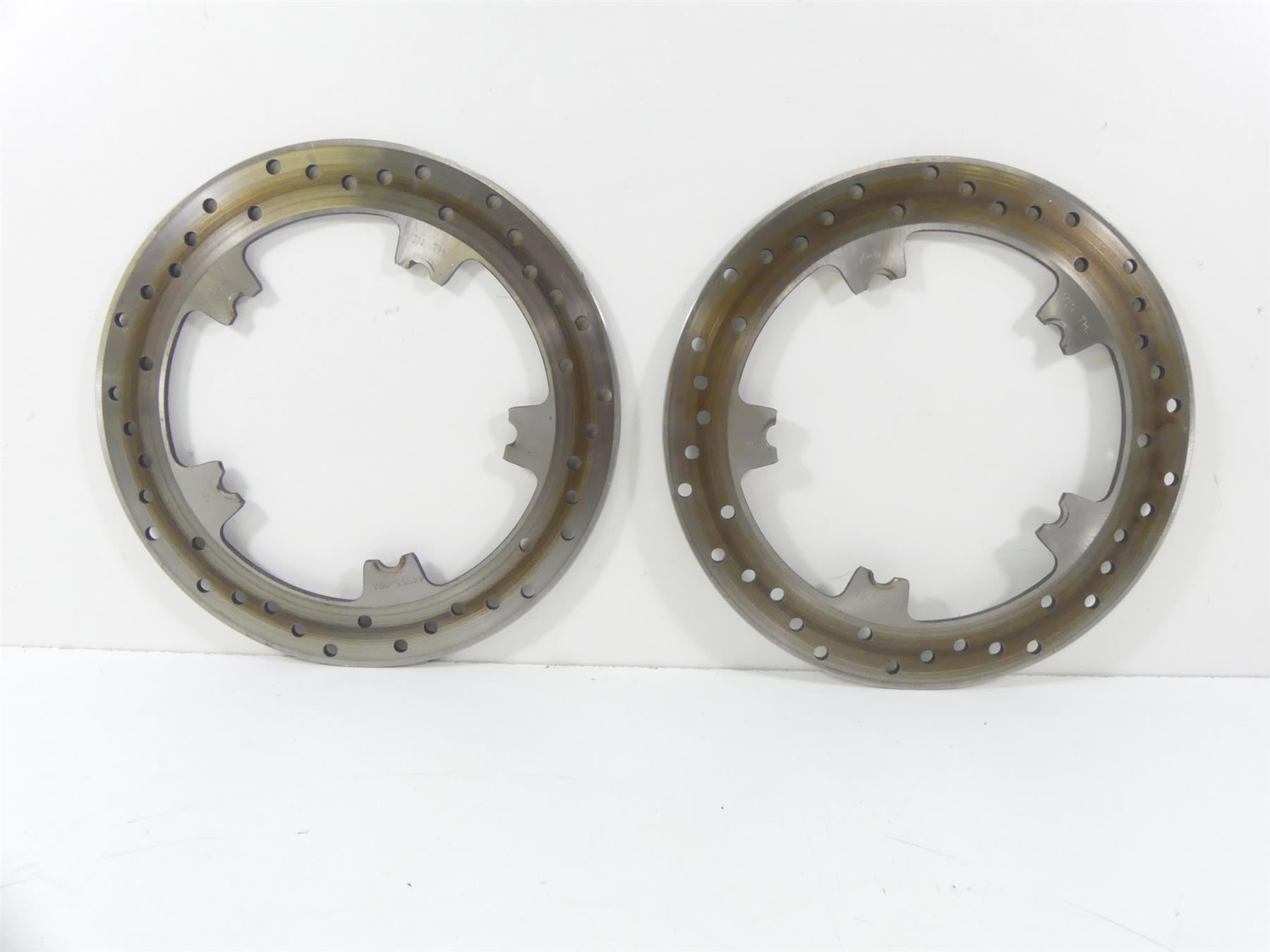 2016 Harley FXDLS Dyna Low Rider Front Brake Rotor Disc Set 44553-06A