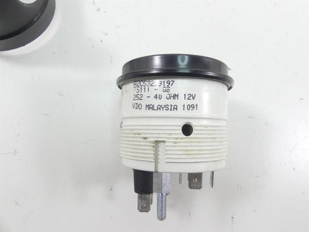 2012 Harley Touring FLHTP Electra Glide Fuel Level Gauge Instrument 75111-08 {{ shop.shopifyCountryName }} - Mototech271