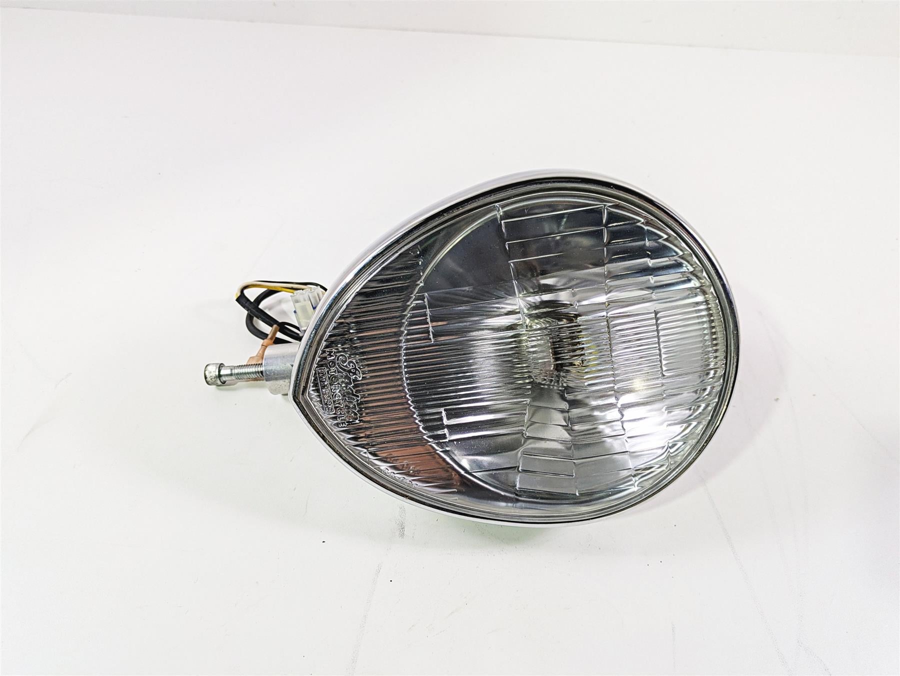 2002 Indian Spirit Deluxe Headlamp Light Lamp Lens & Bucket & Mount 68-126 {{ shop.shopifyCountryName }} - Mototech271