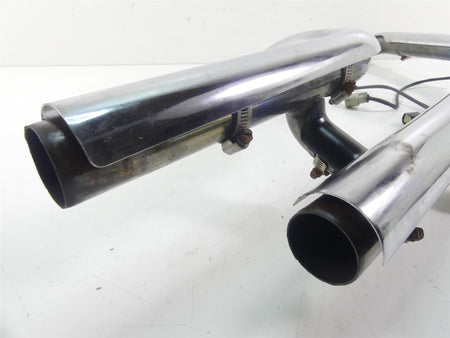 2016 Harley FLS Softail Slim Exhaust Manifold Header Chrome Pipes Set 65600049 {{ shop.shopifyCountryName }} - Mototech271