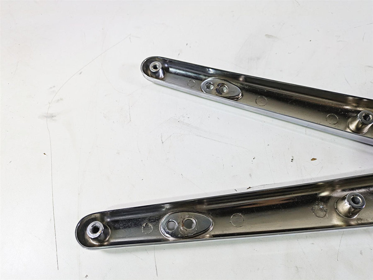 2003 Harley Softail FXSTDI Deuce 100th Rear Chrome Braces Struts Covers 60028-00 {{ shop.shopifyCountryName }} - Mototech271