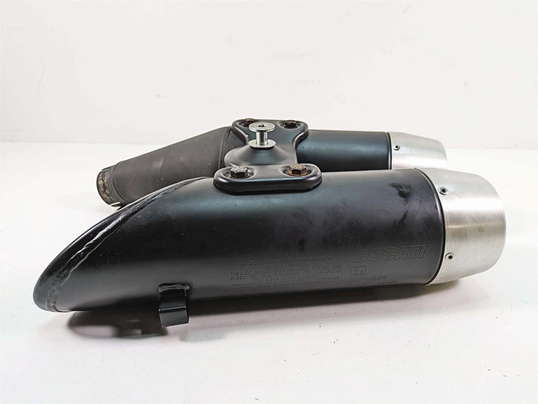 2011 Ducati Hypermotard 1100 Evo SP Stock Exhaust Muffler Pipe 57411052A {{ shop.shopifyCountryName }} - Mototech271