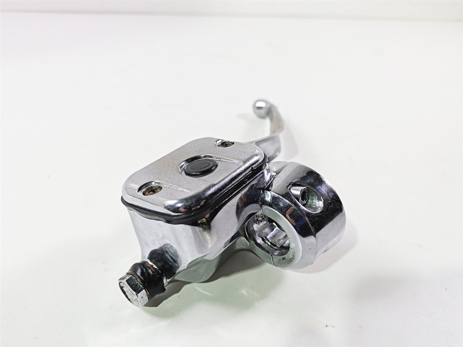 2002 Big Dog Pitbull Harley 1" Clamp Front Brake Master Cylinder Chrome 5/8 {{ shop.shopifyCountryName }} - Mototech271