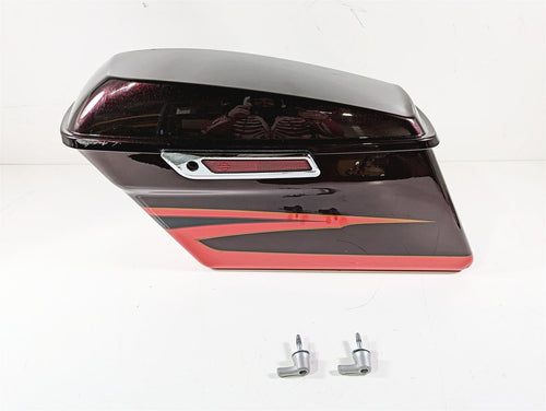 2017 Harley Touring FLHTKSE CVO E-Glide Left Saddlebag Black Garnet 90200414 | Mototech271