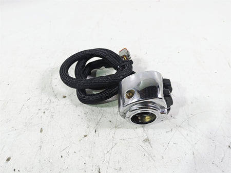 2002 Harley FLSTC Softail Heritage Left Chrome Hand Control Switch 71682-06A {{ shop.shopifyCountryName }} - Mototech271