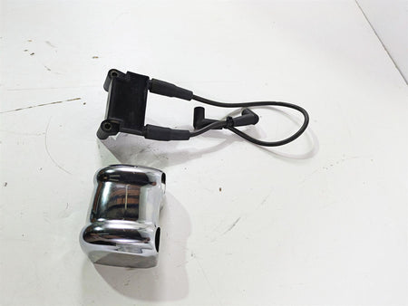 2008 Harley FLSTC 105TH Softail Heritage Ignition Coil Wires Plugs 31696-07A {{ shop.shopifyCountryName }} - Mototech271