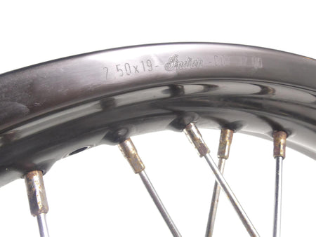 2001 Indian Centennial Scout Front 2.5x19 Wheel Rim & Brake Disc -Read 21-114 {{ shop.shopifyCountryName }} - Mototech271