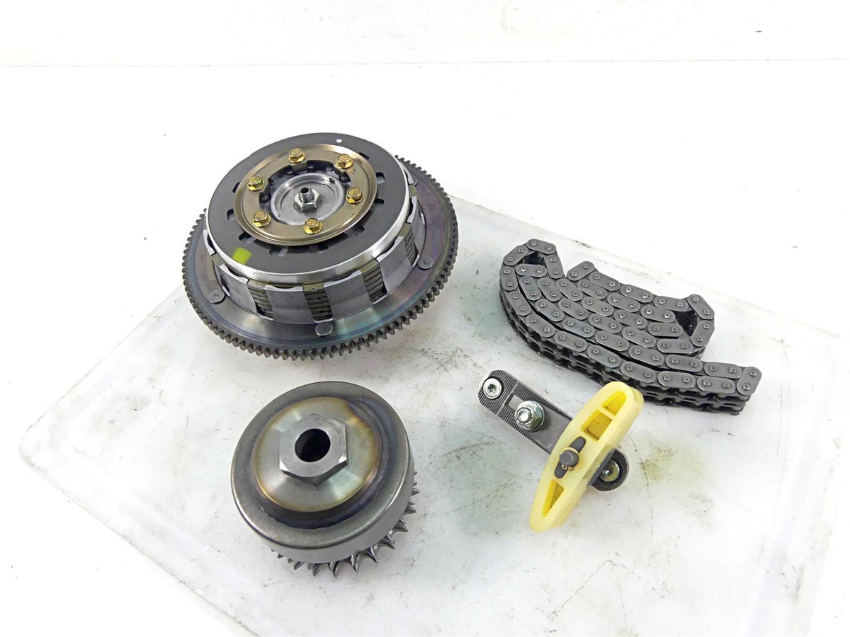 2004 Harley Touring FLHTCUI Electra Glide Primary Drive Clutch Kit 19k 37802-04A {{ shop.shopifyCountryName }} - Mototech271